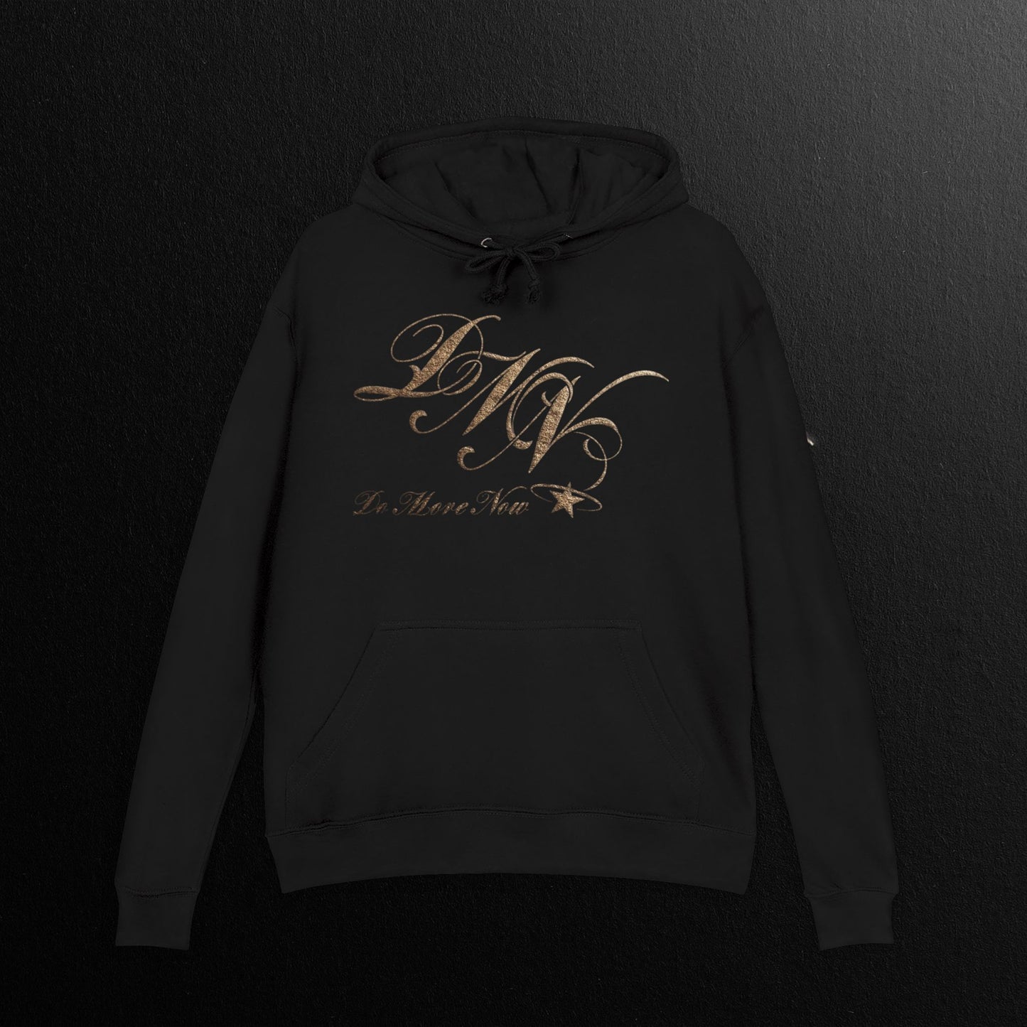 Do More Now, Unisex Hoodie In Black/Charcoal Heather