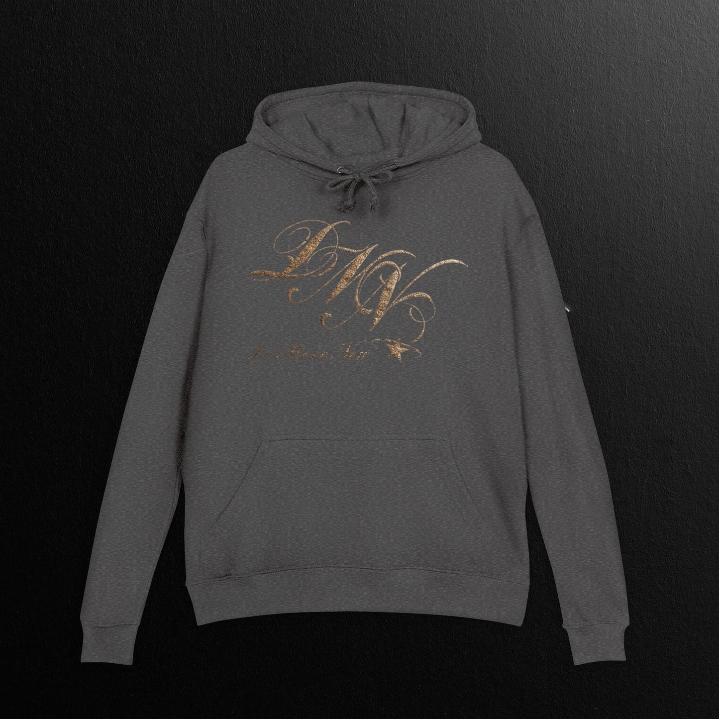 Do More Now, Unisex Hoodie In Black/Charcoal Heather