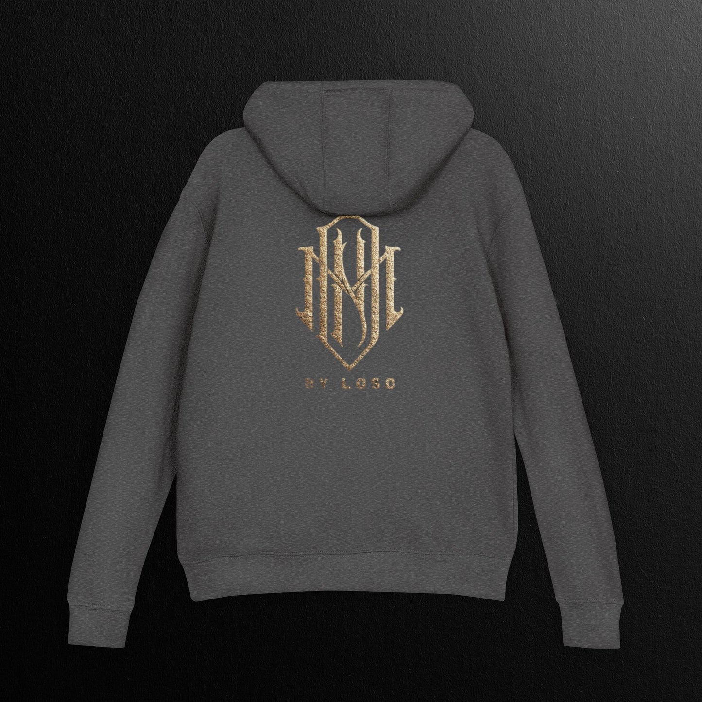 Do More Now, Unisex Hoodie In Black/Charcoal Heather